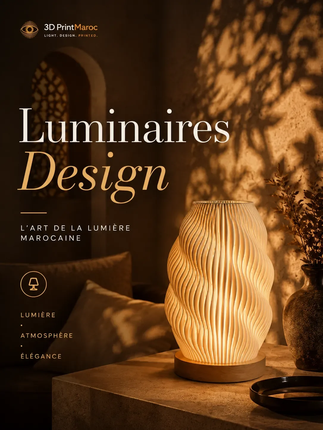 Lampes 3D pour un éclairage chaleureux